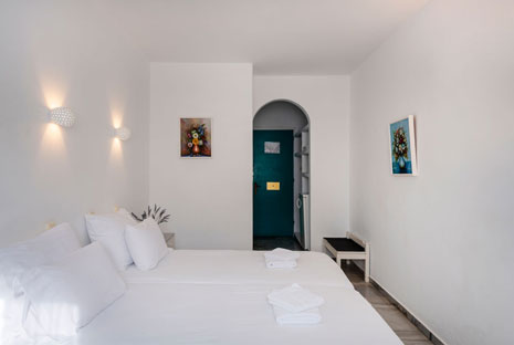 Chambre double économique à l'hôtel Aegeon à Paros